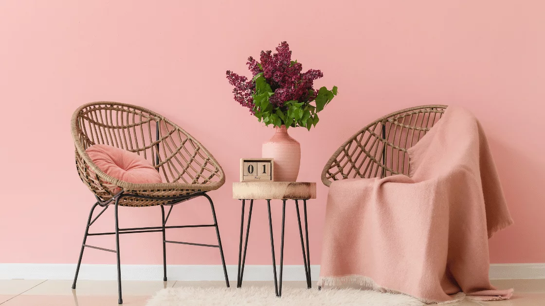 Warna cat rumah minimalis merah muda ringan