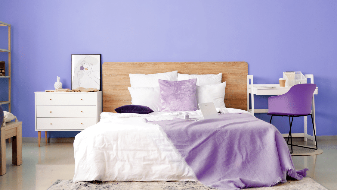 Warna cat rumah minimalis ungu pastel