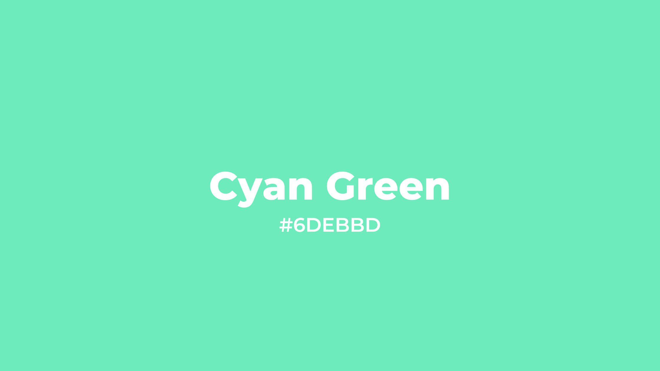 Warna Pastel: Cyan Green