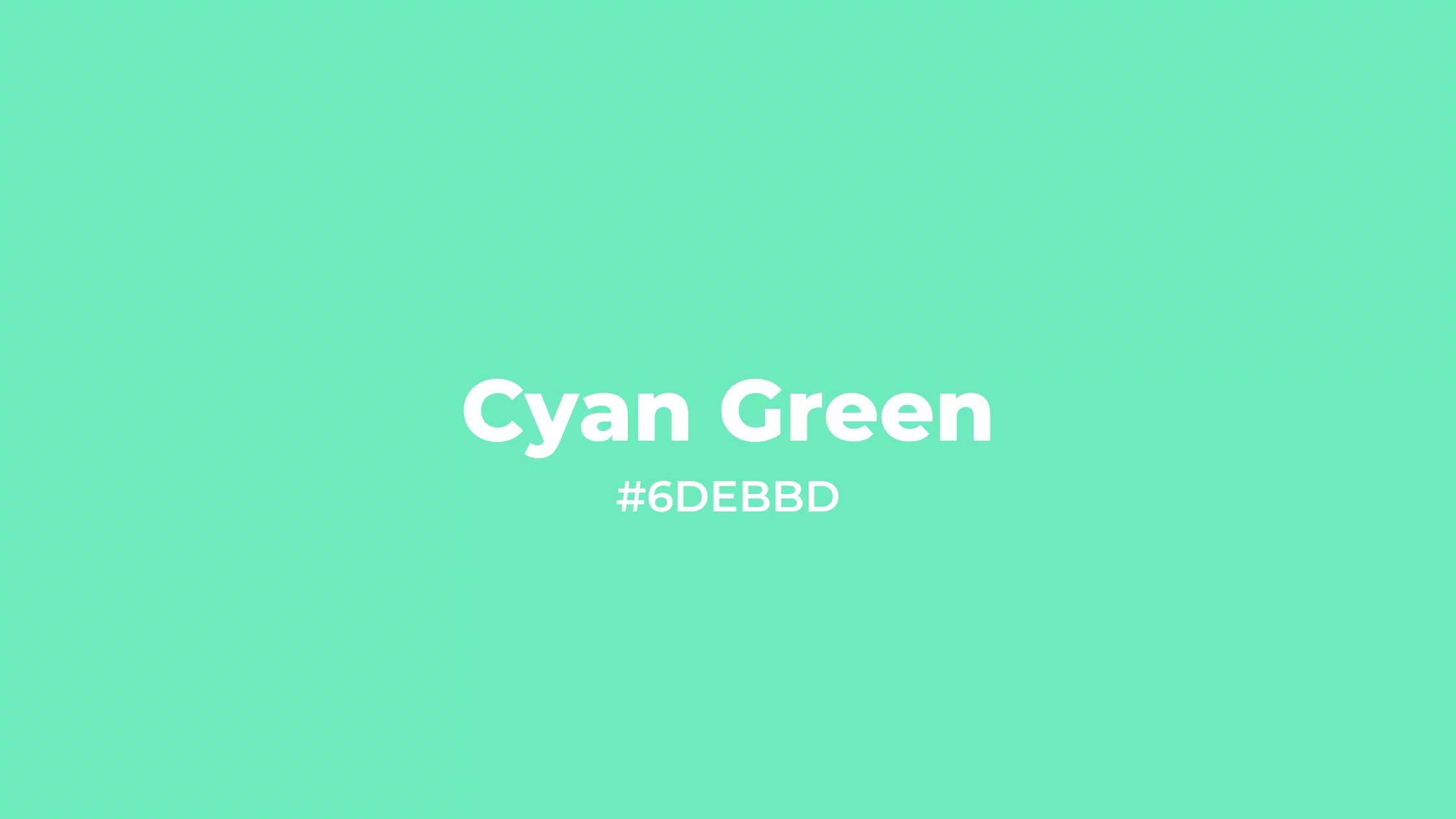 Warna Pastel: Cyan Green