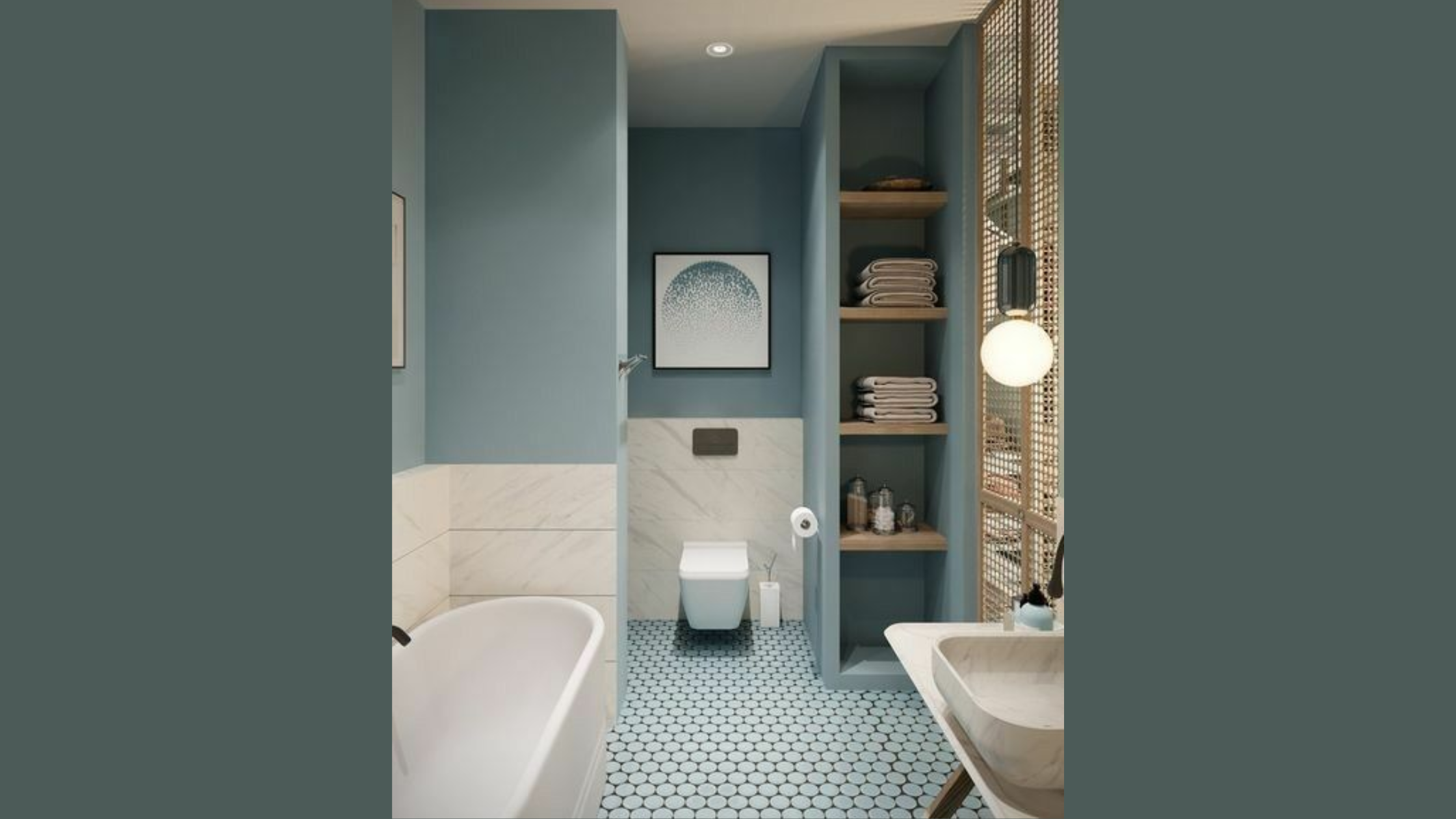 Warna Ruangan : kamar mandi