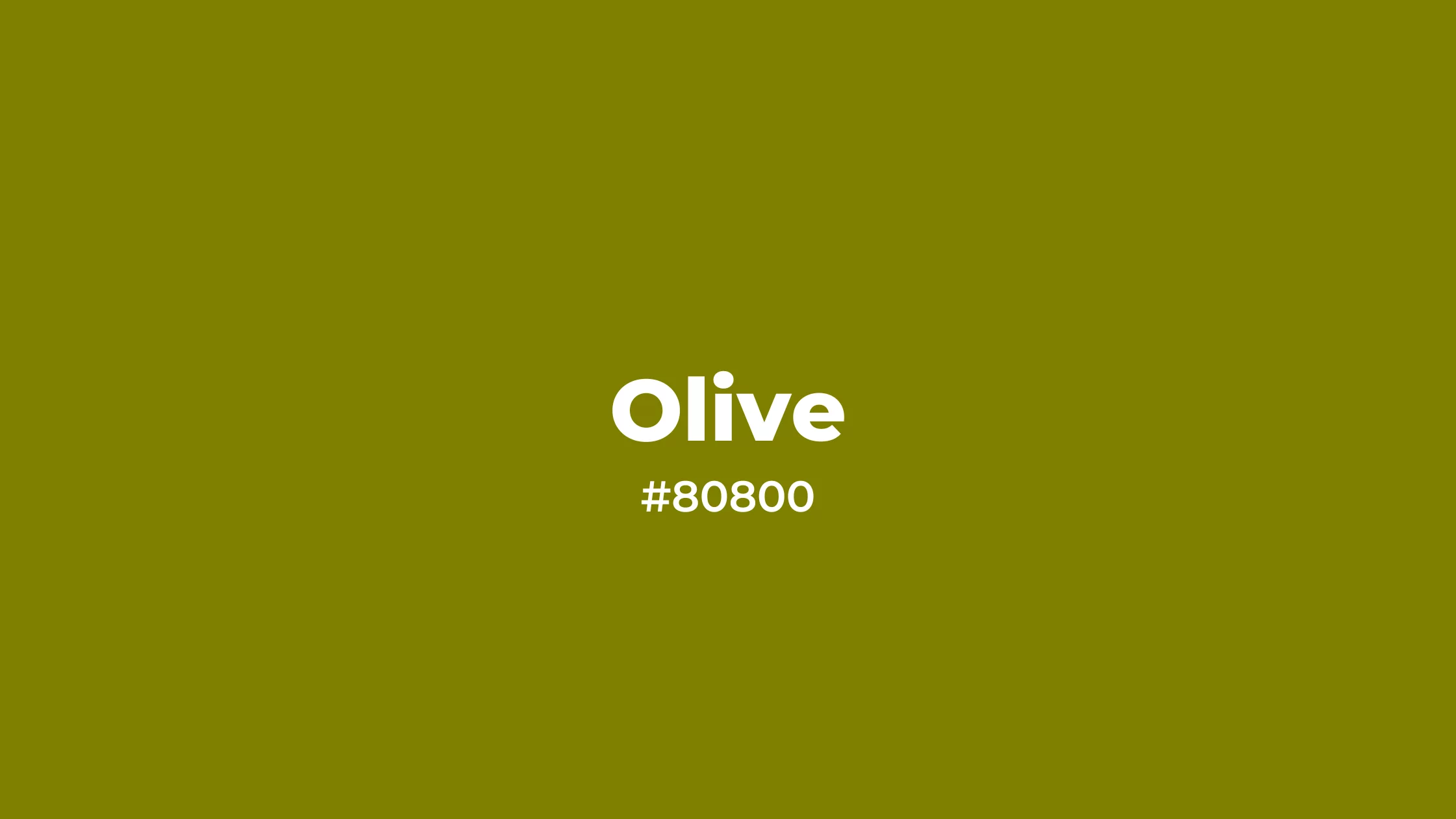 Warna Olive