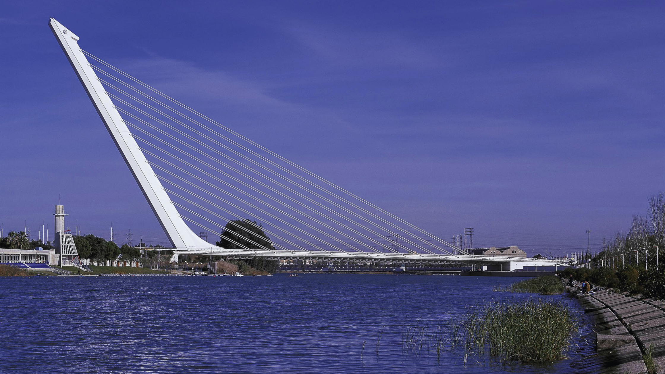 Santiago Calatrava : Alamillo Bridge - Sevilla, Spanyol