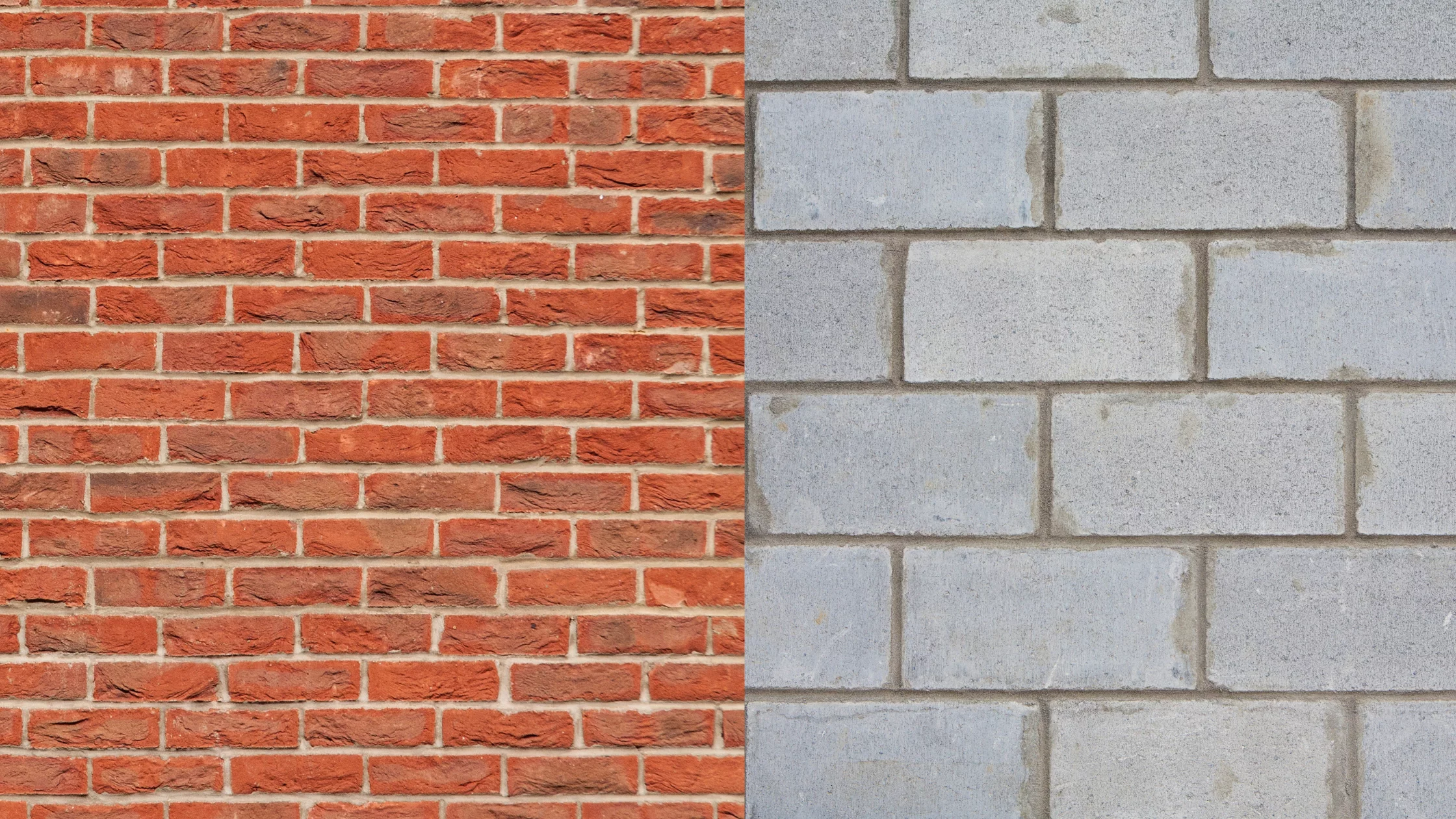 Brick vs Concrete Block