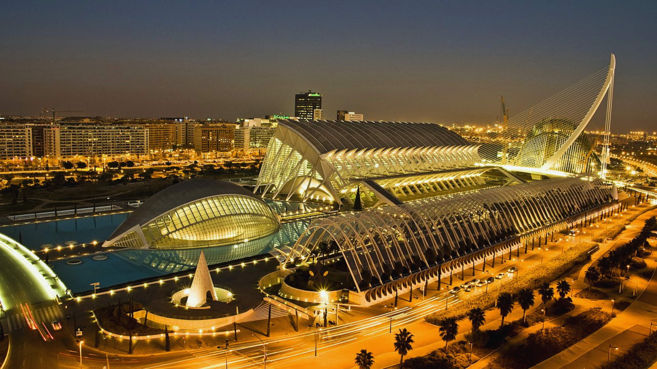Santiago Calatrava : City of Arts and Sciences - Valencia, Spanyol